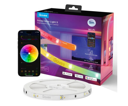 Inteligentne oświetlenie GOVEE H612A 5m Taśma LED Wi-Fi, Bluetooth, RGBIC